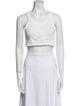 A.L.C. Scoop Neck Sleeveless Crop Top