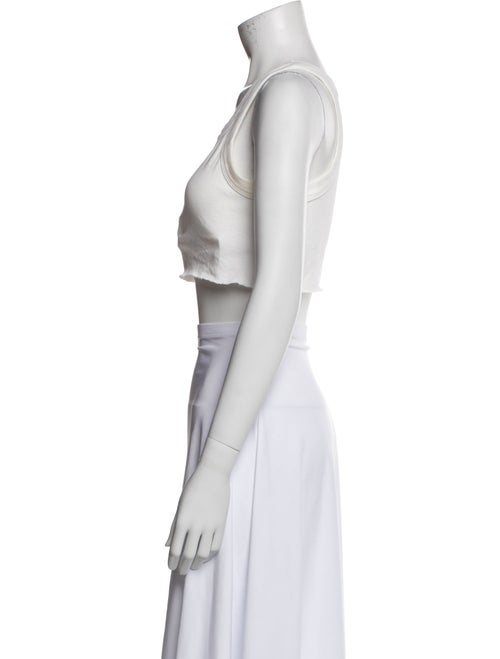 A.L.C. Scoop Neck Sleeveless Crop Top