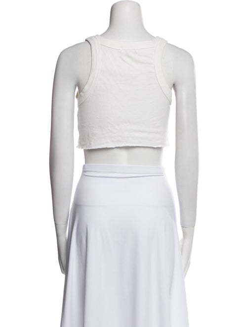 A.L.C. Scoop Neck Sleeveless Crop Top