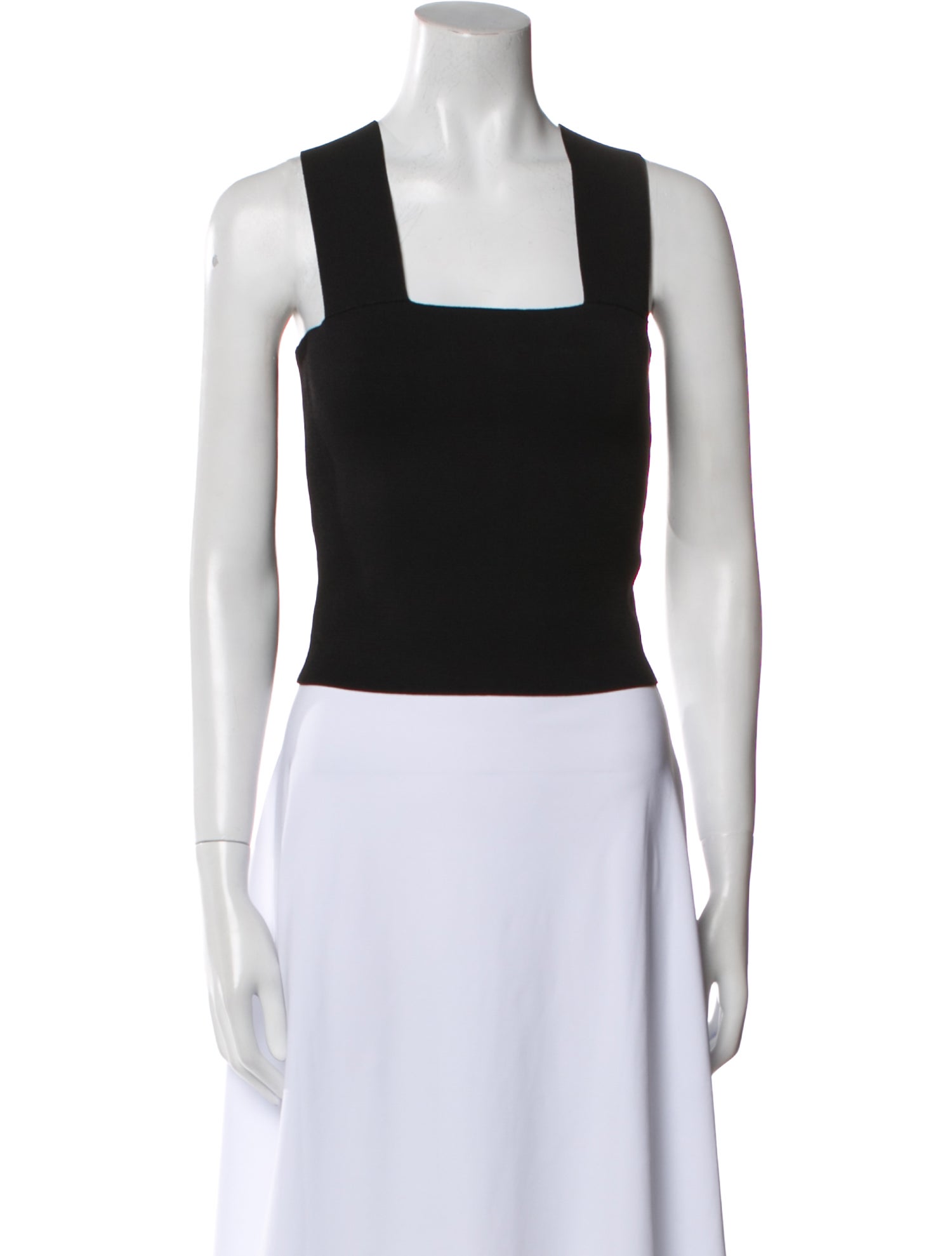 A.L.C. Square Neckline Sleeveless Crop Top