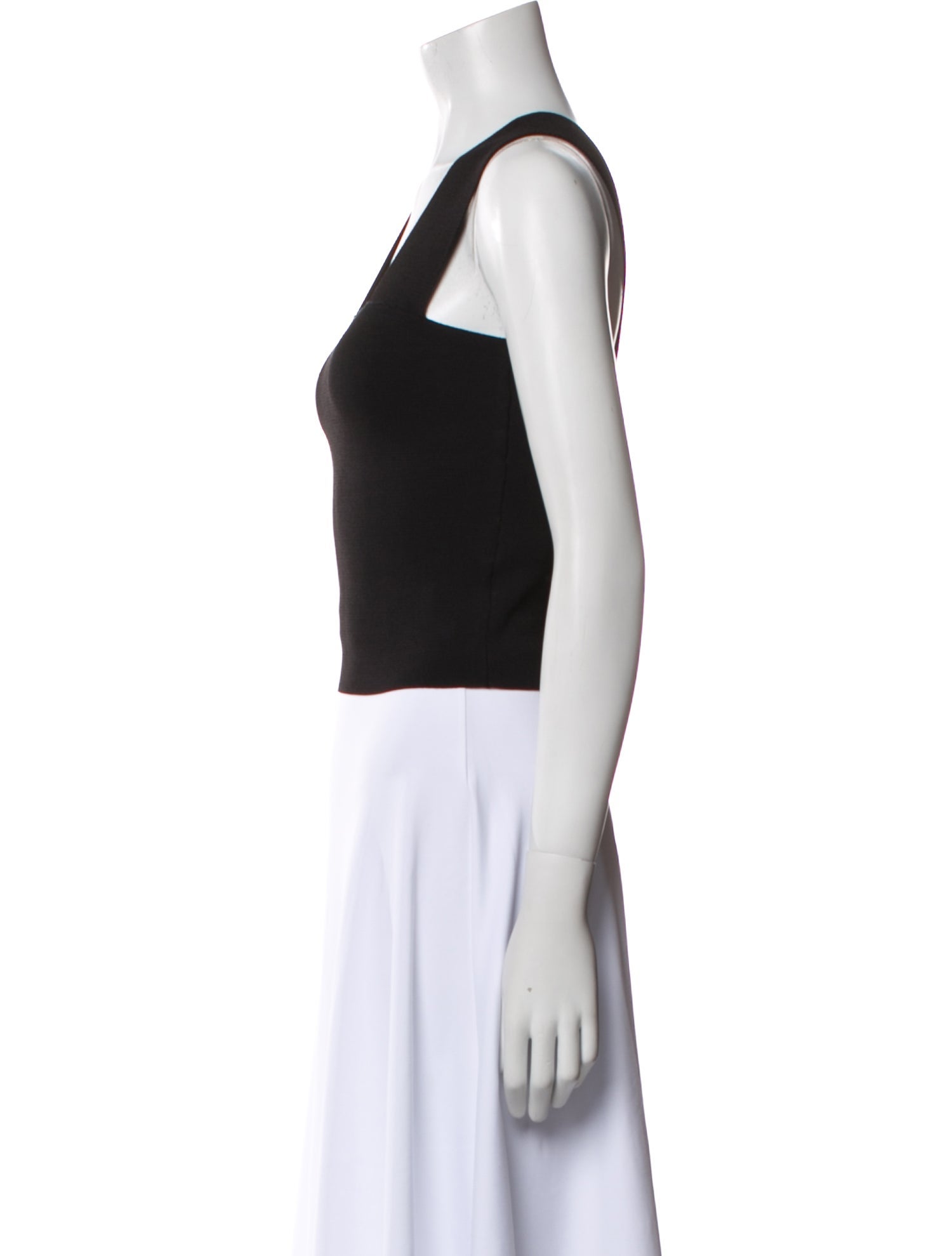 A.L.C. Square Neckline Sleeveless Crop Top