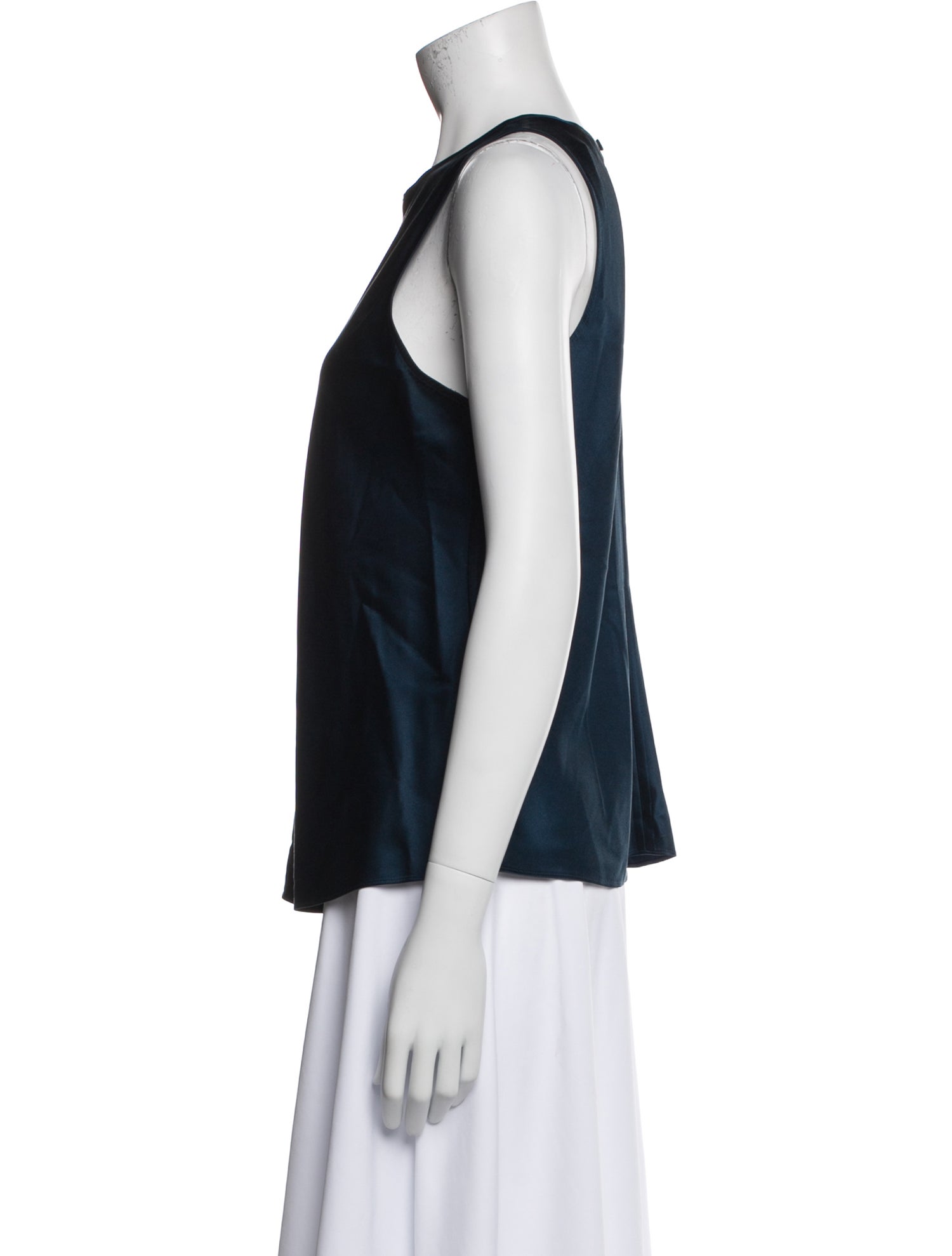 A.L.C. Silk Crew Neck Top