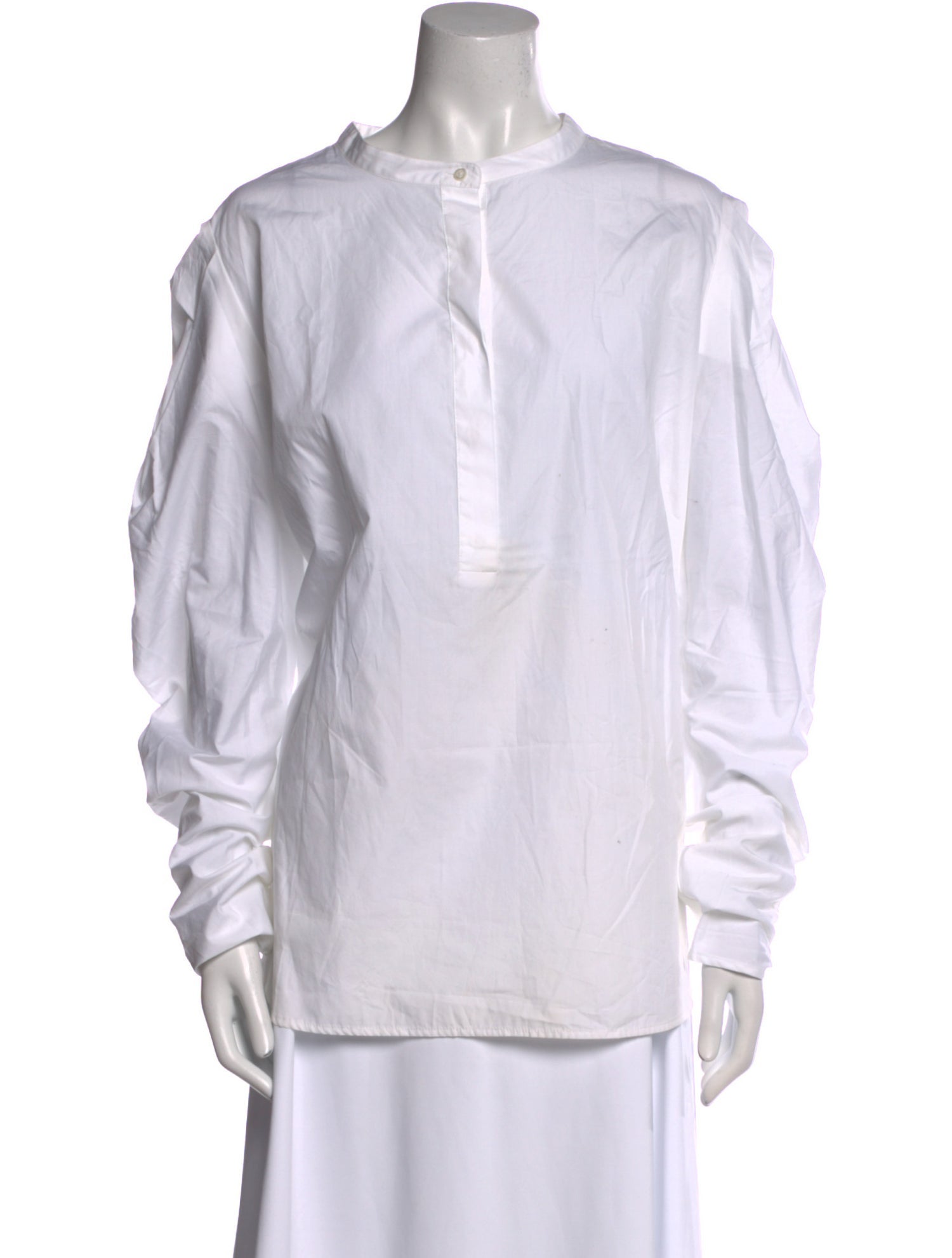 A.L.C. Mock Neck Long Sleeve Blouse