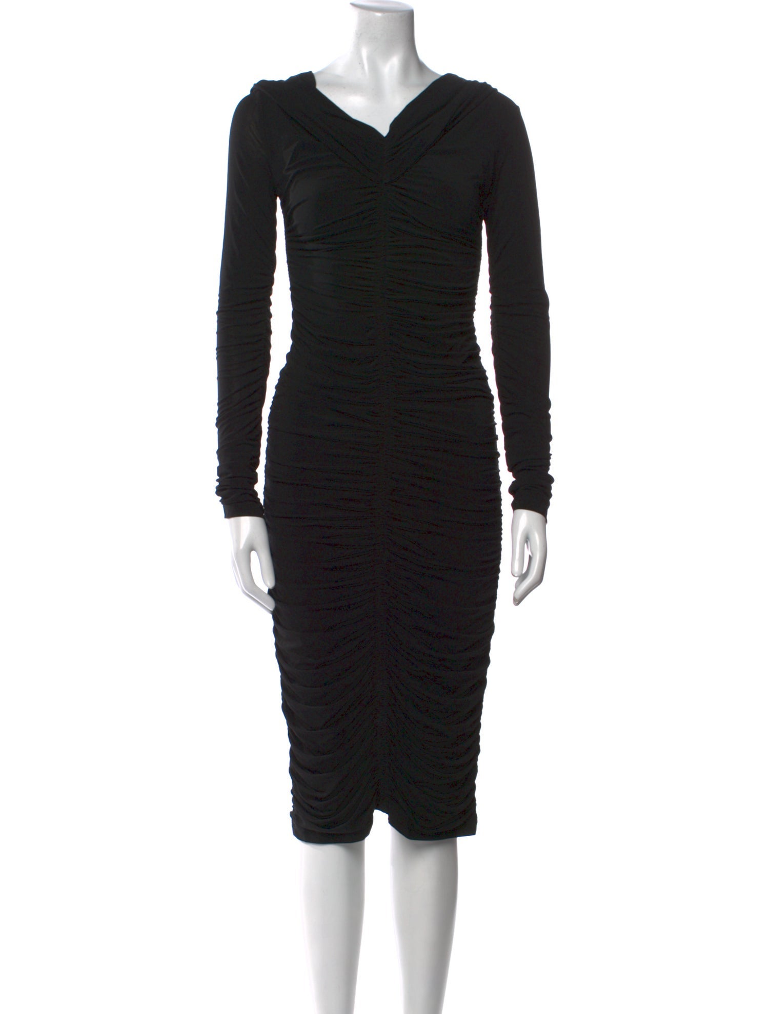 A.L.C. Cowl Neck Midi Length Dress