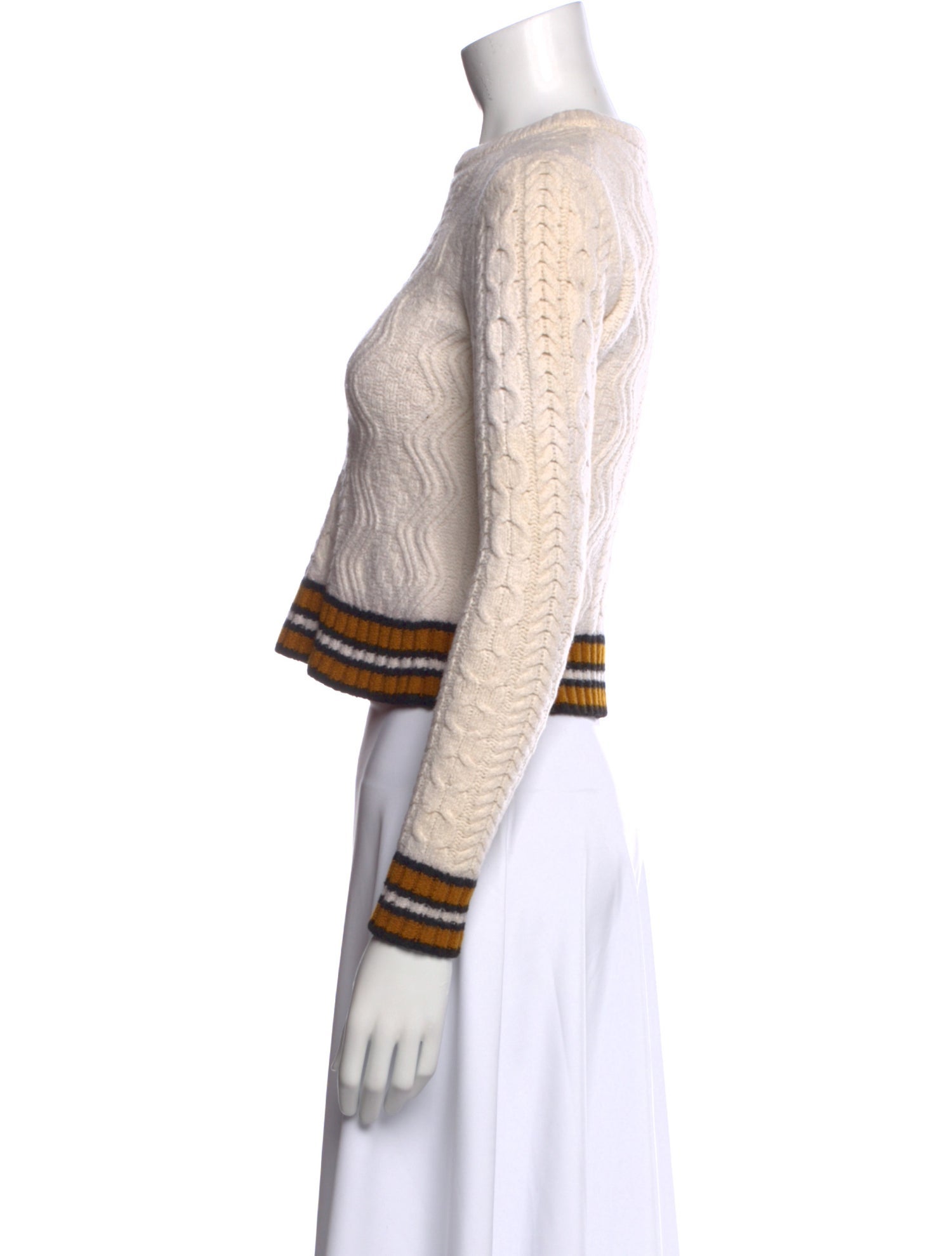 A.L.C. Merino Wool Striped Sweater