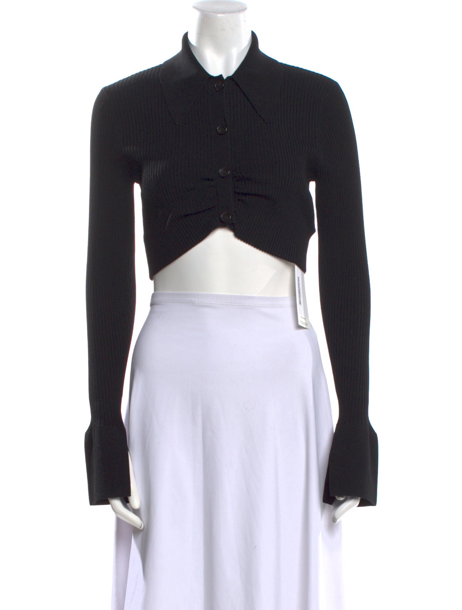 A.L.C. Long Sleeve Crop Top