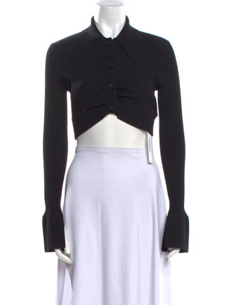 A.L.C. Long Sleeve Crop Top