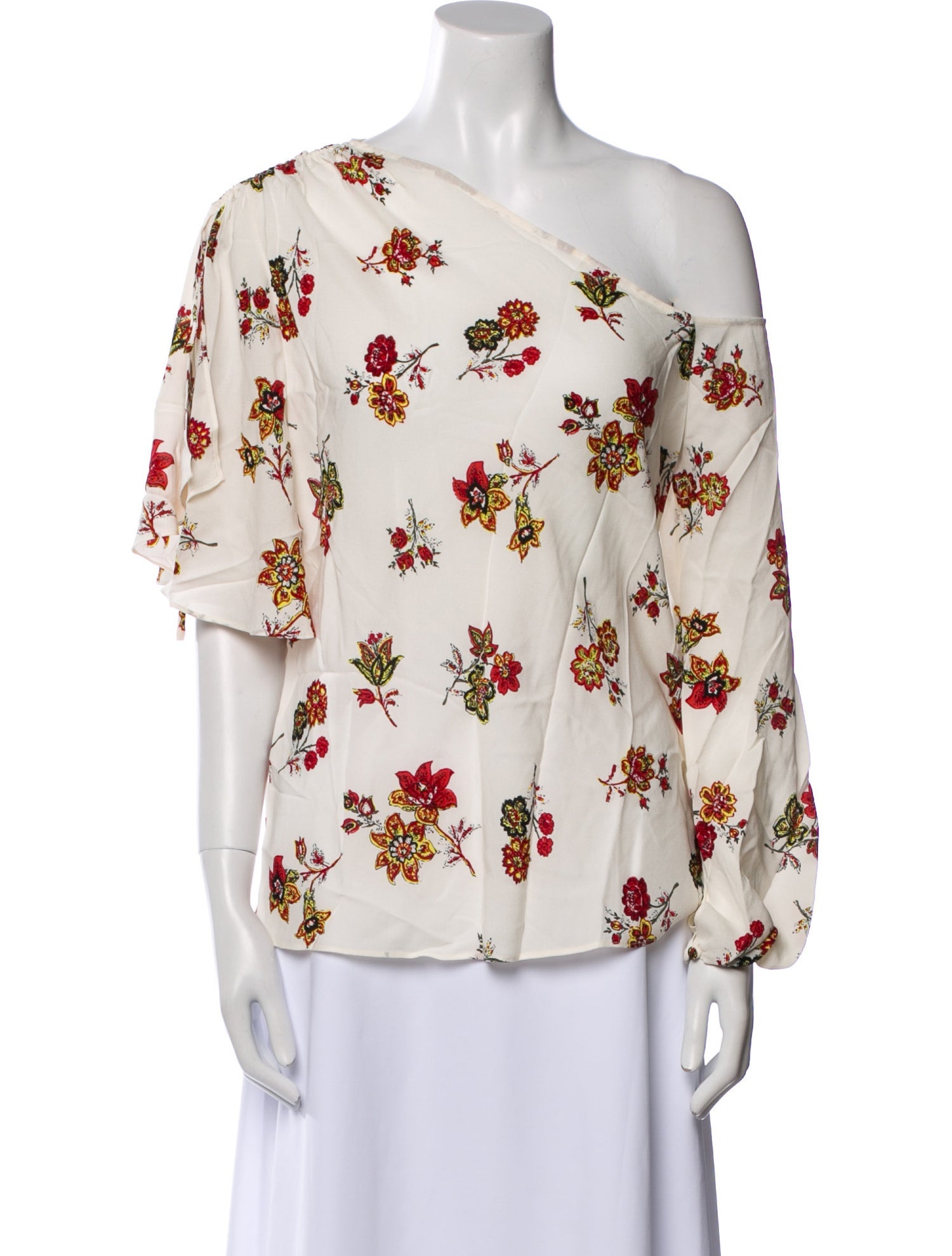 A.L.C. Silk Floral Print Blouse w/ Tags