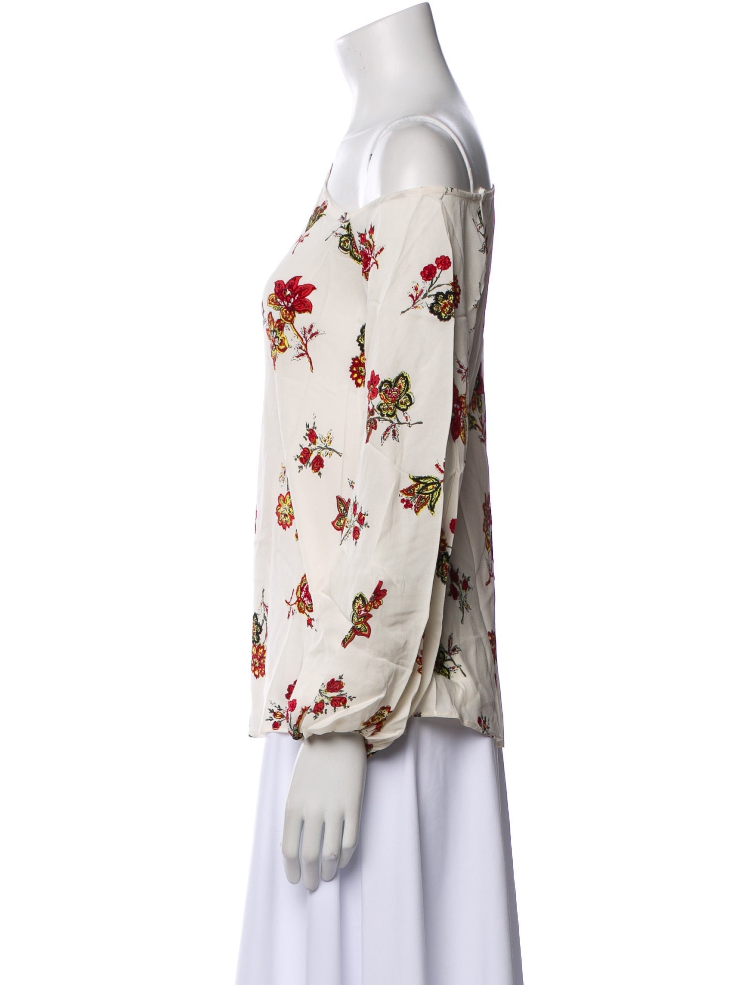 A.L.C. Silk Floral Print Blouse w/ Tags