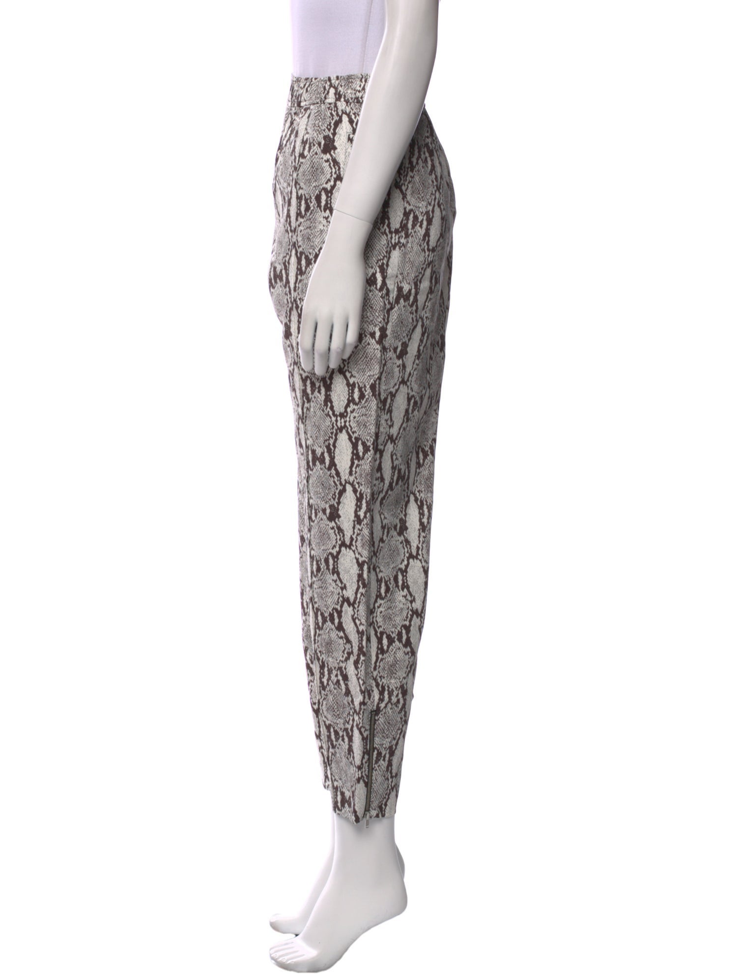 A.L.C. Animal Print Straight Leg Pants w/ Tags