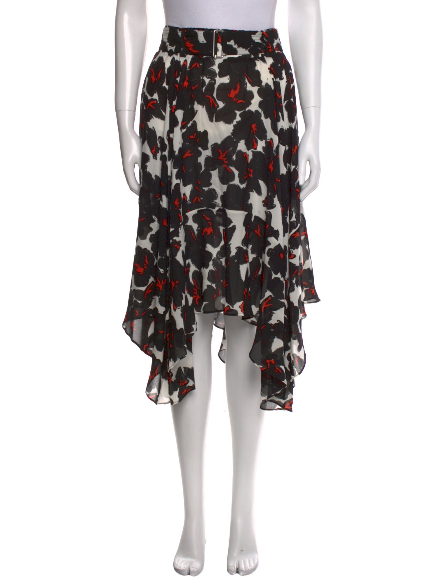 A.L.C. Silk Midi Length Skirt w/ Tags