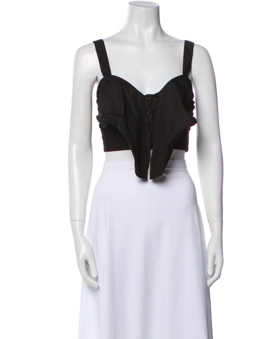 A.L.C. Square Neckline Sleeveless Crop Top