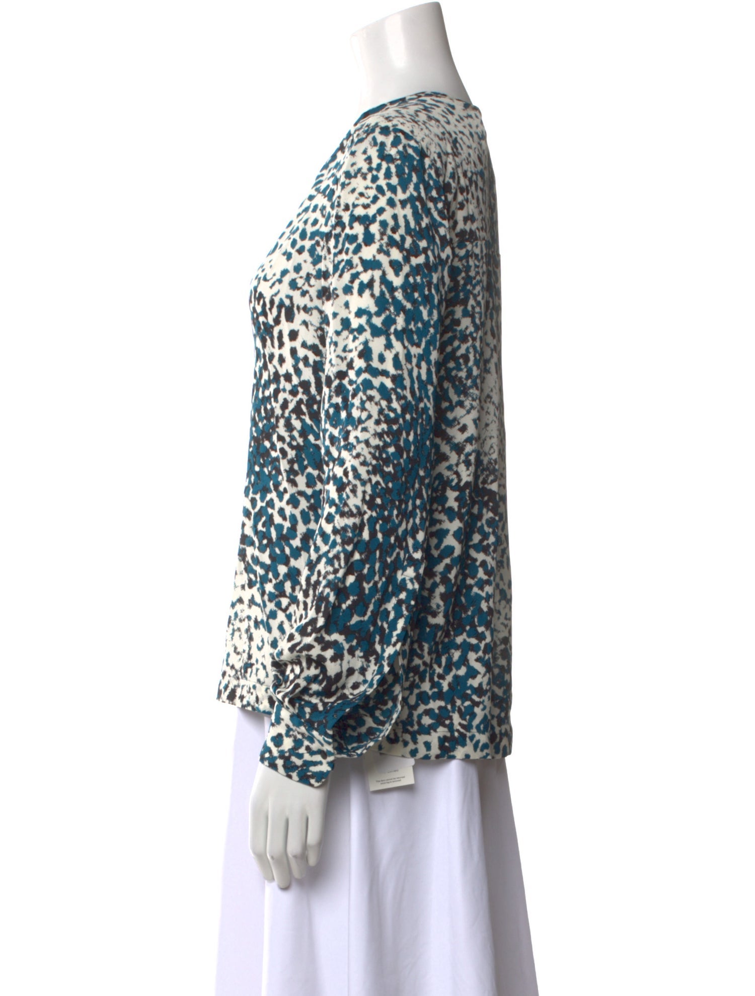 A.L.C. Silk Printed Blouse