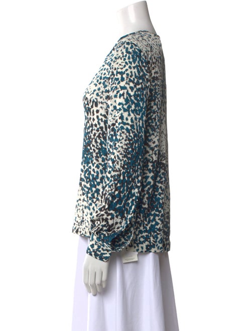 A.L.C. Silk Printed Blouse