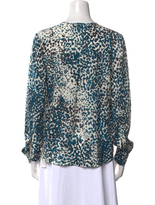 A.L.C. Silk Printed Blouse