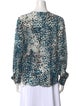 A.L.C. Silk Printed Blouse