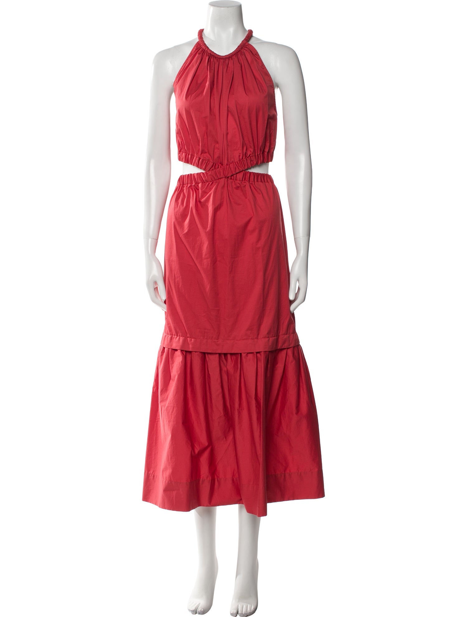 A.L.C. Halterneck Midi Length Dress