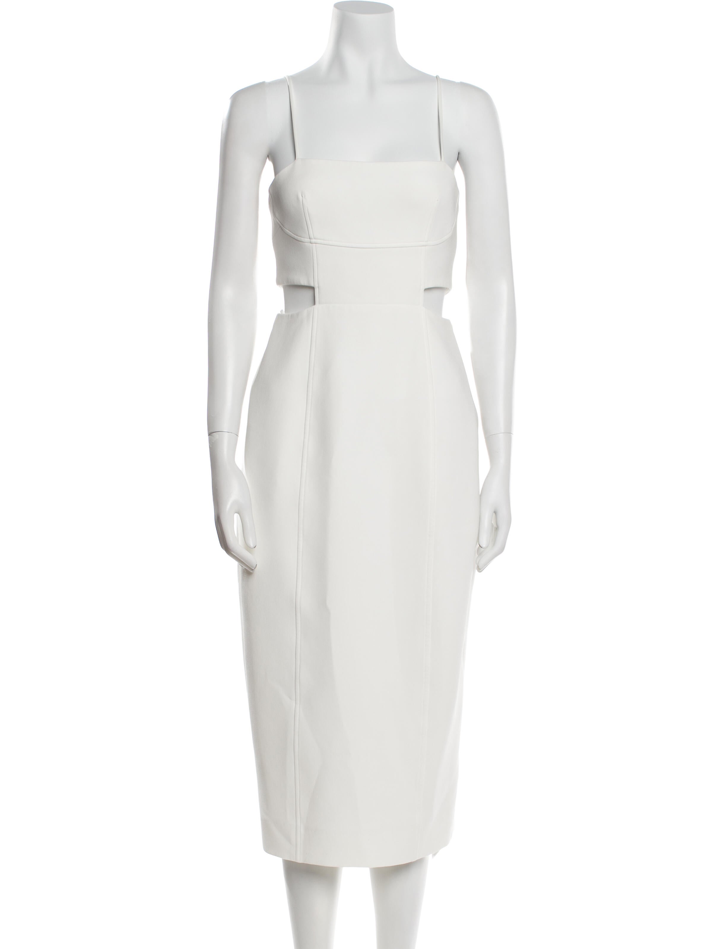 A.L.C. Square Neckline Midi Length Dress