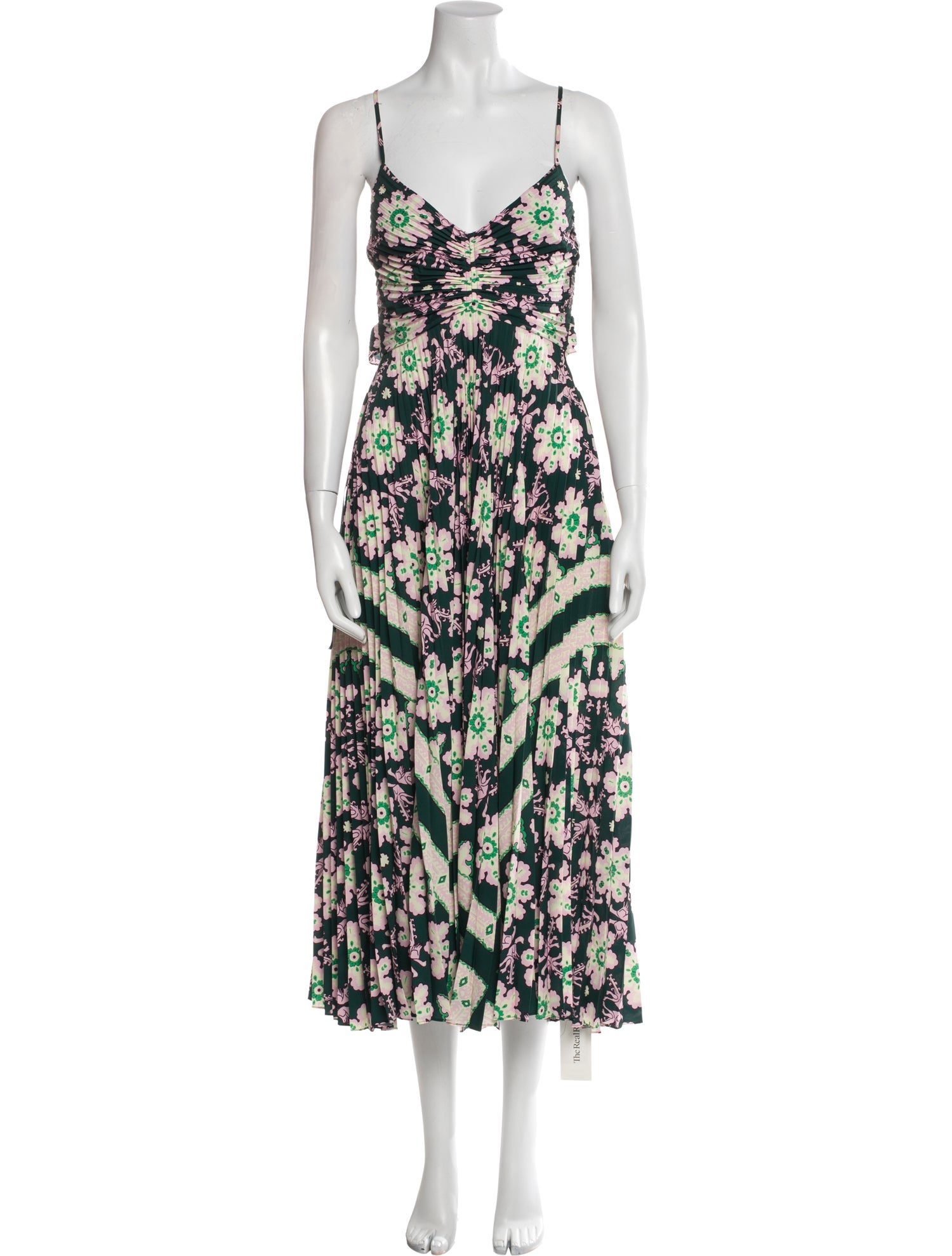 A.L.C. Floral Print Midi Length Dress