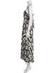 A.L.C. Floral Print Midi Length Dress