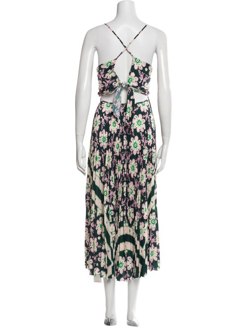 A.L.C. Floral Print Midi Length Dress
