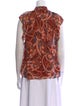 A.L.C. Silk Printed Blouse