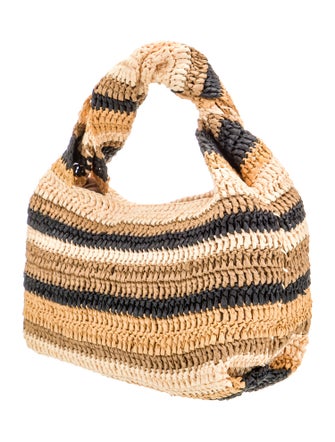 A.L.C. Raffia Top Handle Bag