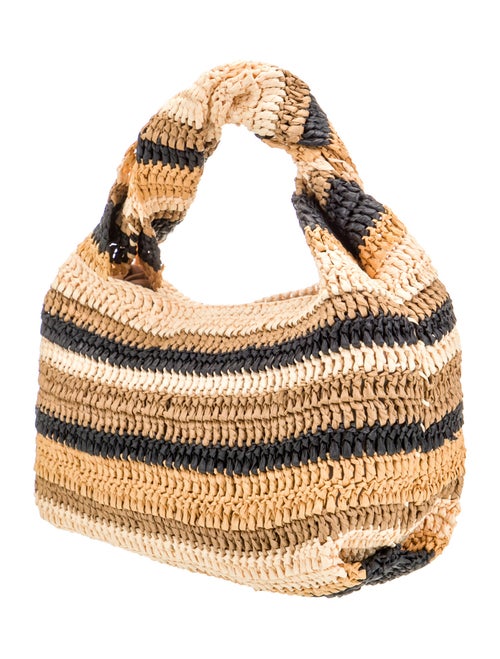 A.L.C. Raffia Top Handle Bag