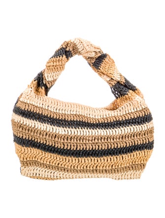 A.L.C. Raffia Top Handle Bag