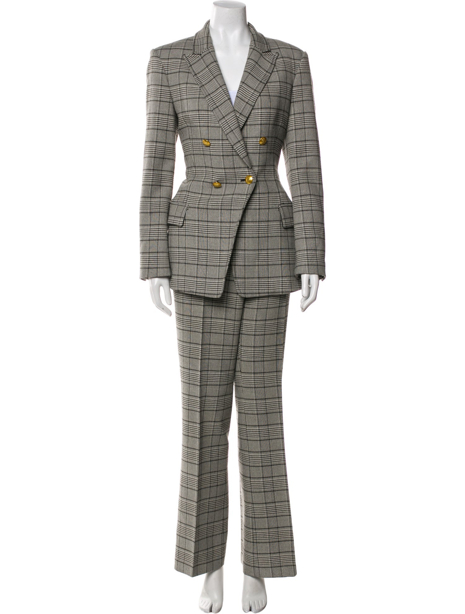 A.L.C. Plaid Print Pantsuit