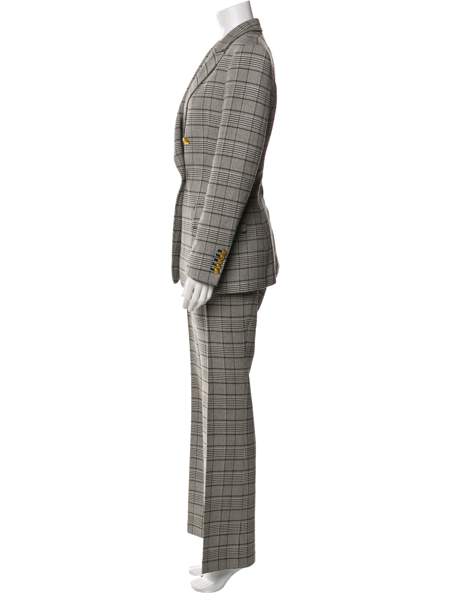 A.L.C. Plaid Print Pantsuit