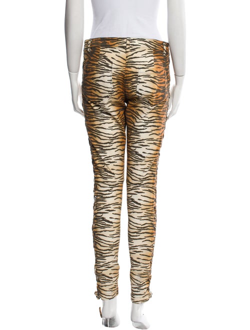 A.L.C. Animal Print Skinny Leg Pants