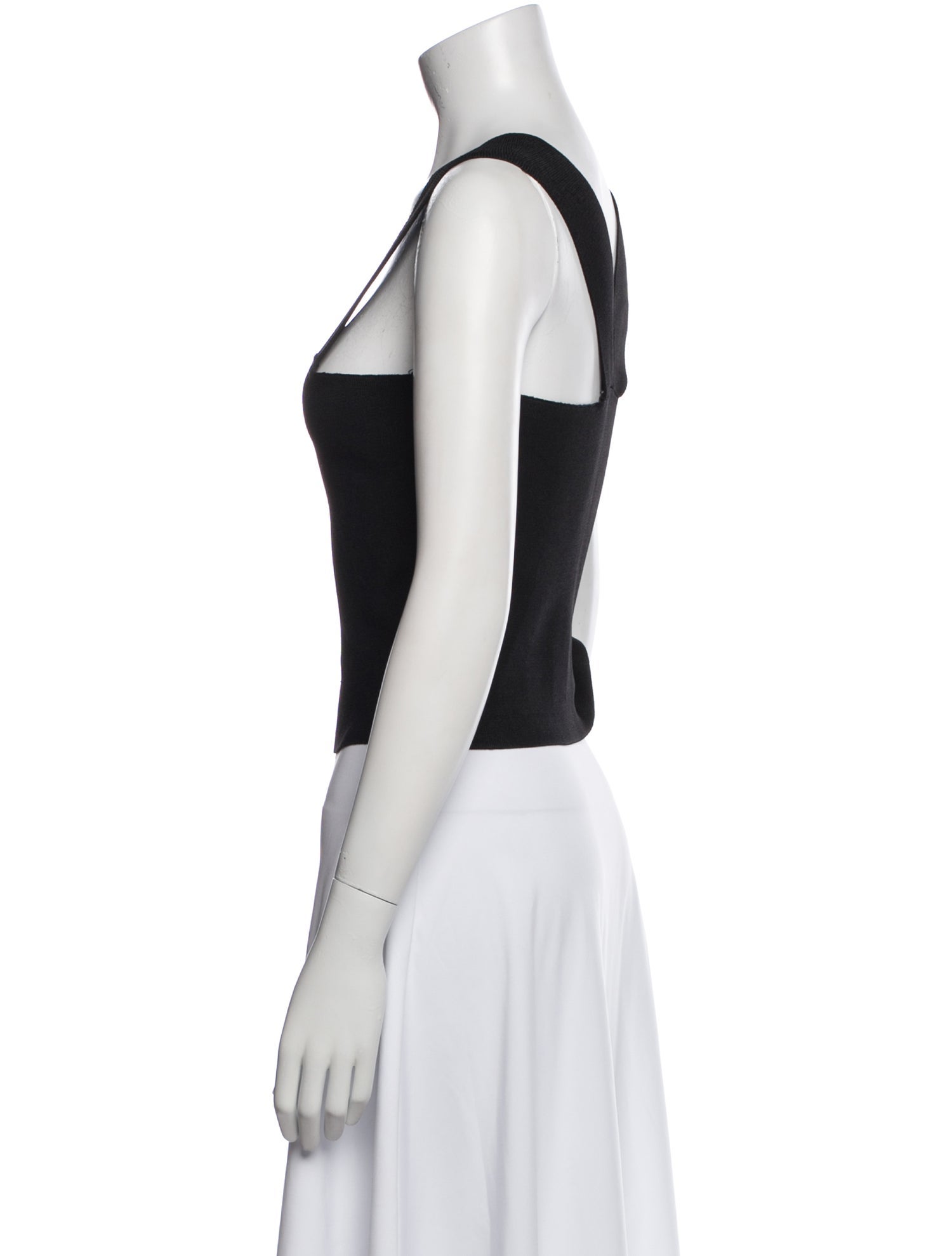 A.L.C. Square Neckline Sleeveless Crop Top