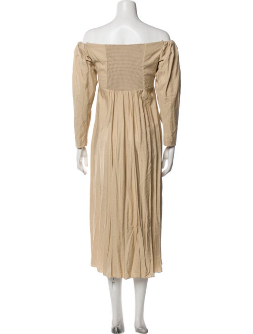 A.L.C. Off-The-Shoulder Midi Length Dress