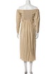 A.L.C. Off-The-Shoulder Midi Length Dress