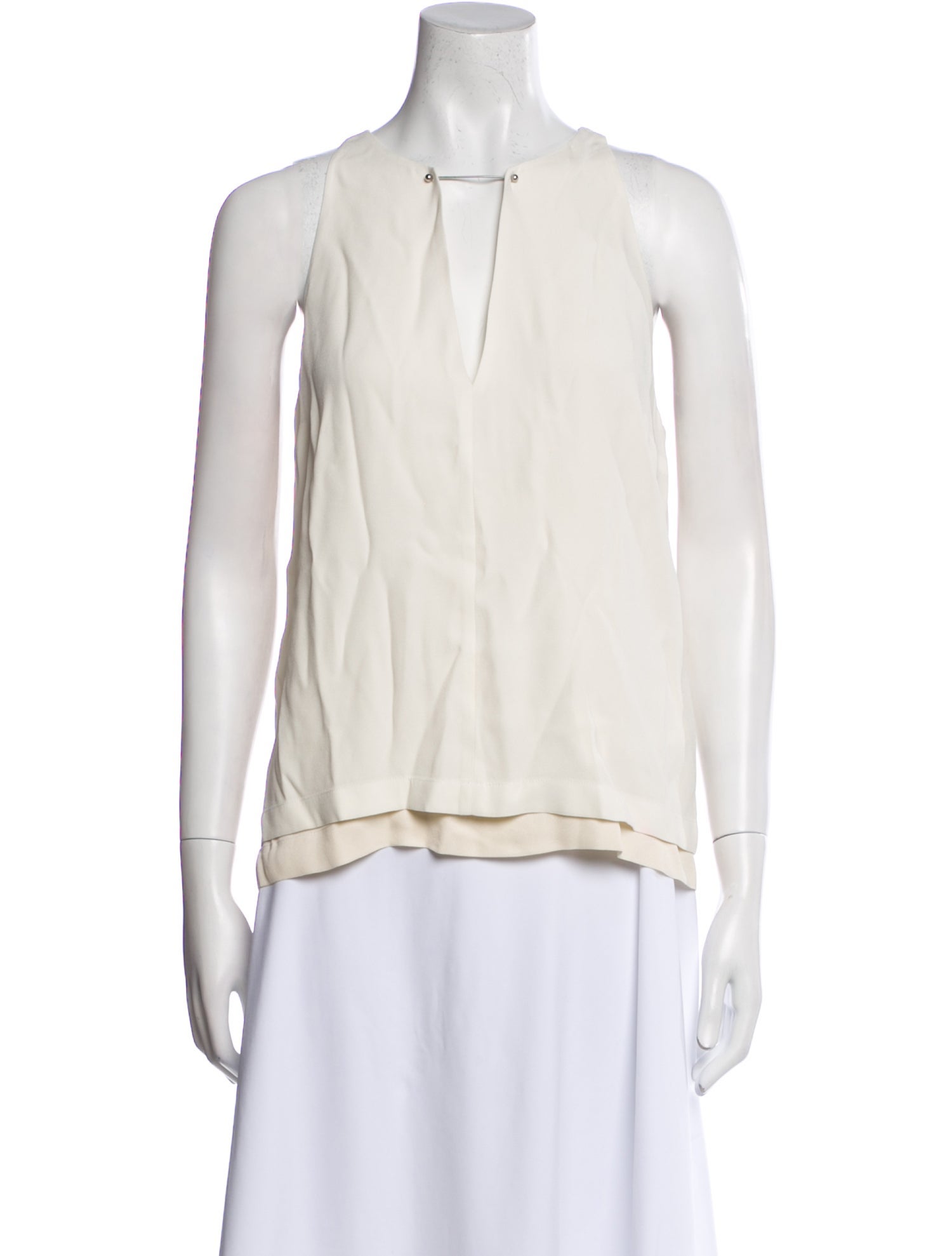 A.L.C. V-Neck Sleeveless Blouse