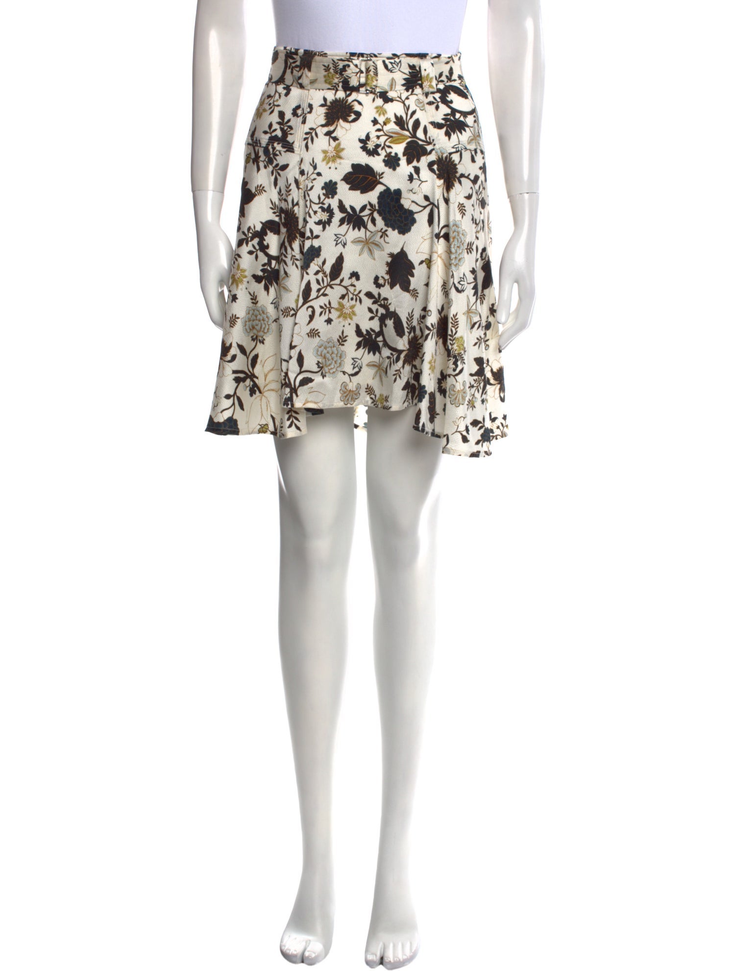 A.L.C. Silk Knee-Length Skirt