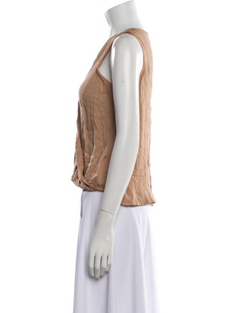 A.L.C. V-Neck Sleeveless Crop Top