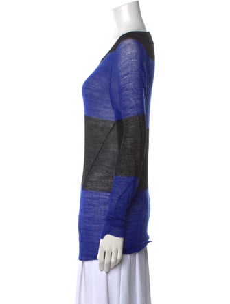 A.L.C. Striped Scoop Neck Sweater