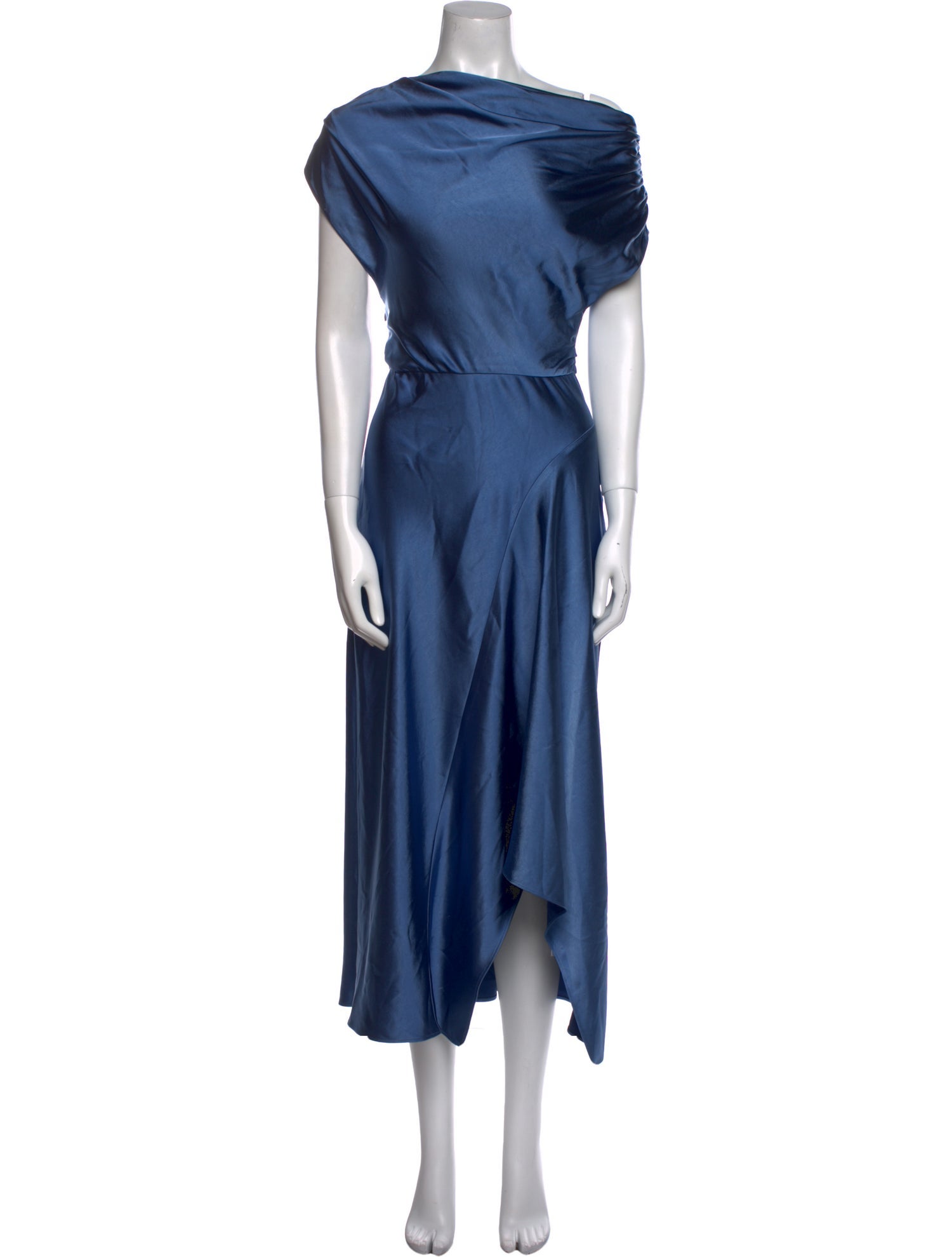 A.L.C. One-Shoulder Midi Length Dress