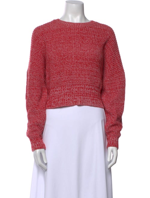 A.L.C. Bateau Neckline Long Sleeve Crop Top