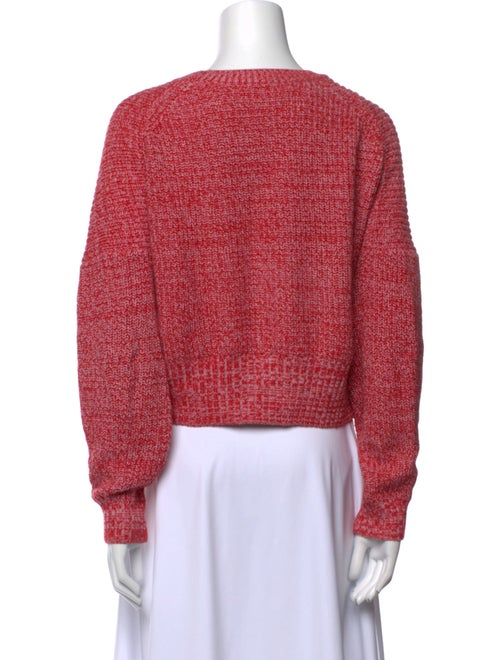 A.L.C. Bateau Neckline Long Sleeve Crop Top