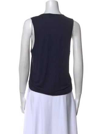 A.L.C. V-Neck Sleeveless Crop Top