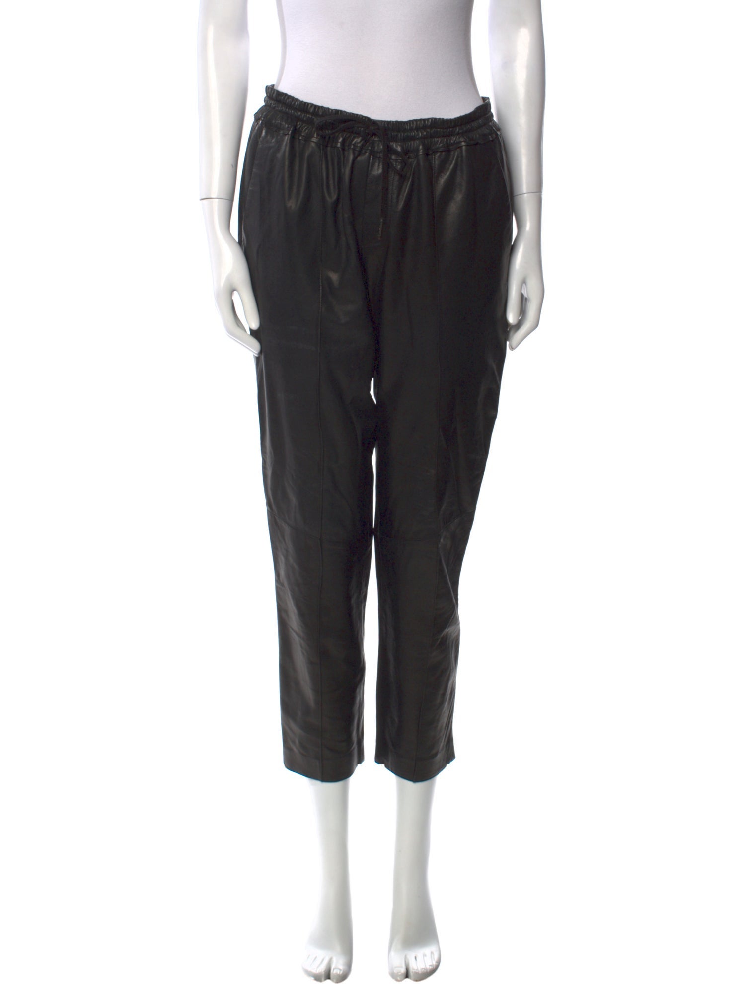 A.L.C. Lamb Leather Straight Leg Pants