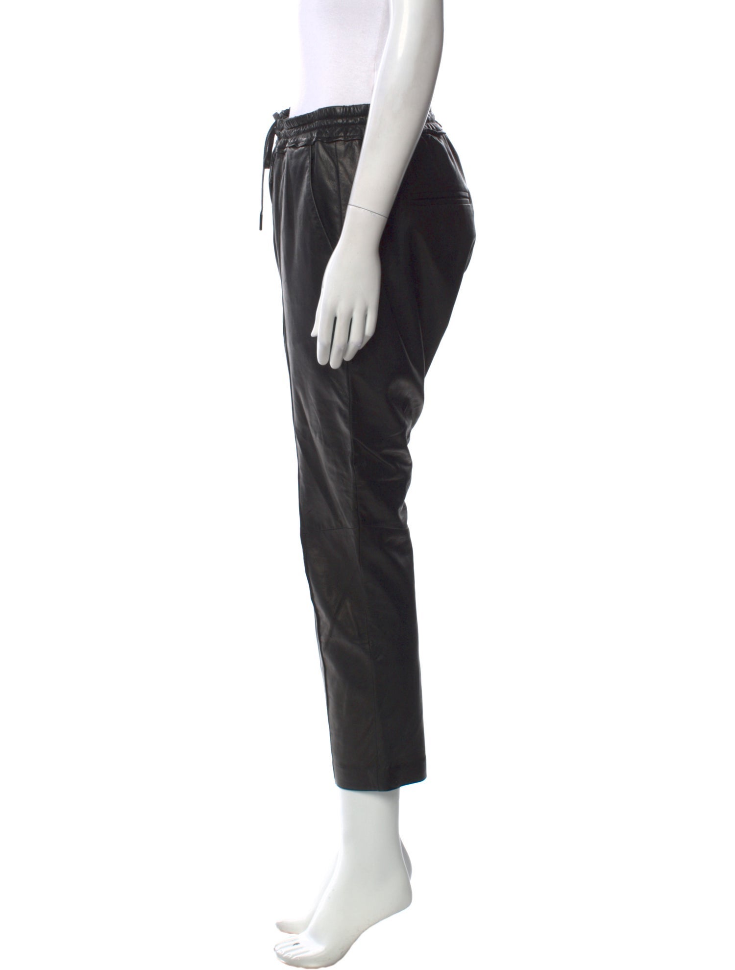 A.L.C. Lamb Leather Straight Leg Pants