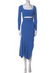 A.L.C. Square Neckline Midi Length Dress