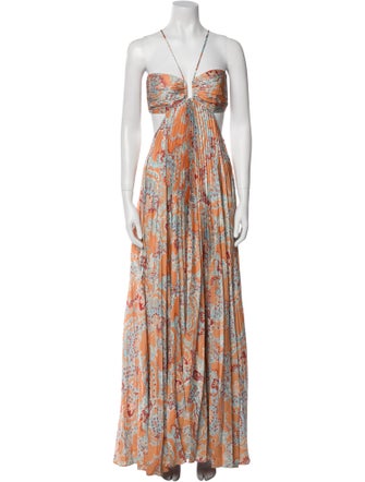 A.L.C. Printed Long Dress