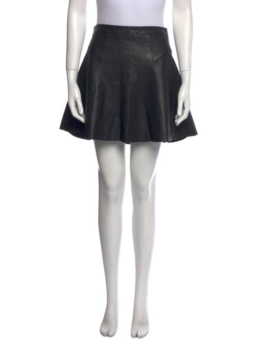 A.L.C. Calf Leather Mini Skirt
