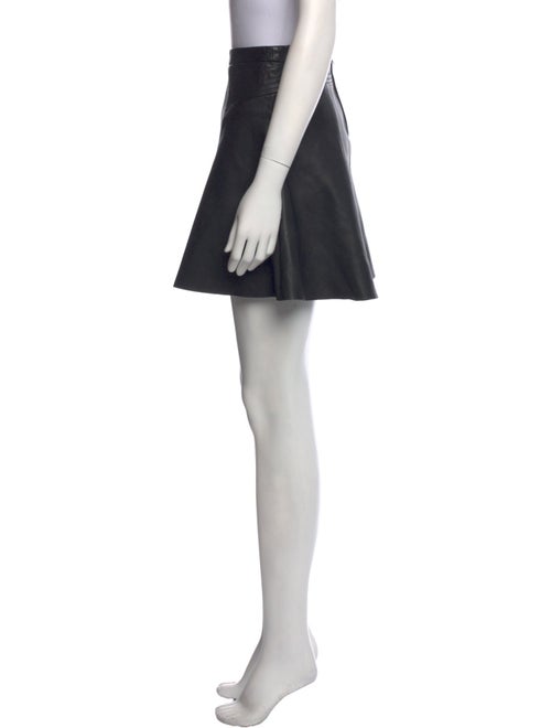 A.L.C. Calf Leather Mini Skirt