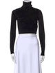 A.L.C. Turtleneck Long Sleeve Crop Top
